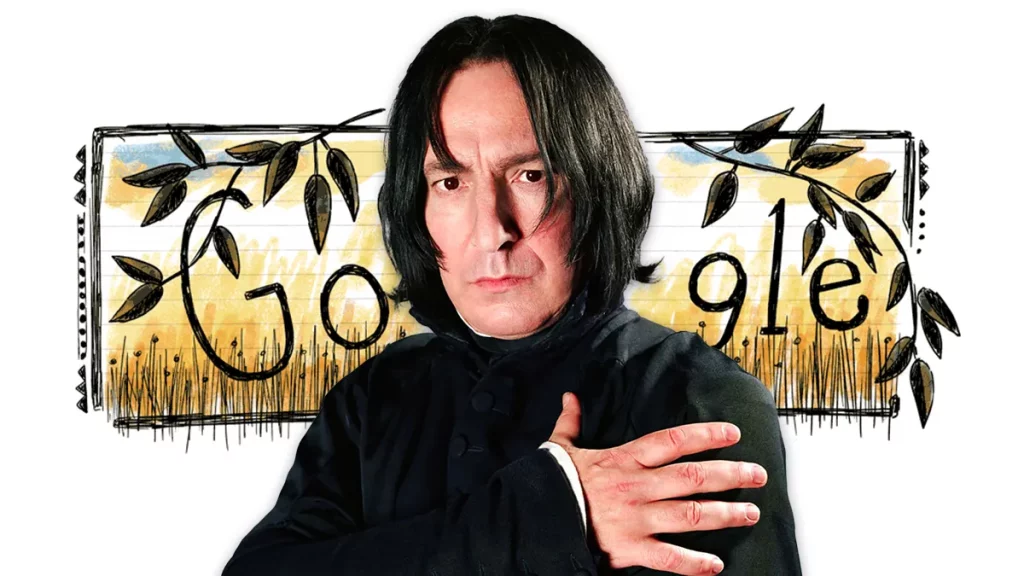 Google honors beloved Harry Potter actor Alan Rickman with Doodle tribute