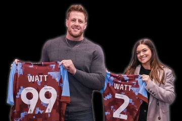 NFL Star JJ Watt and Wife Kealia Invest in Premier League-Bound Burnley FC