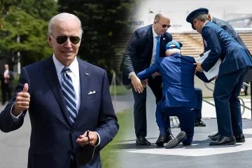 President Joe Biden falls in Colorado