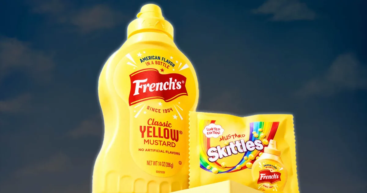 Skittles and French's Unite to Create a Mustard-Flavored Candy Sensation on National Mustard Day