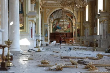 Tragedy Strikes Odesa: Russian Air Attack Claims Lives and Damages Iconic Cathedral