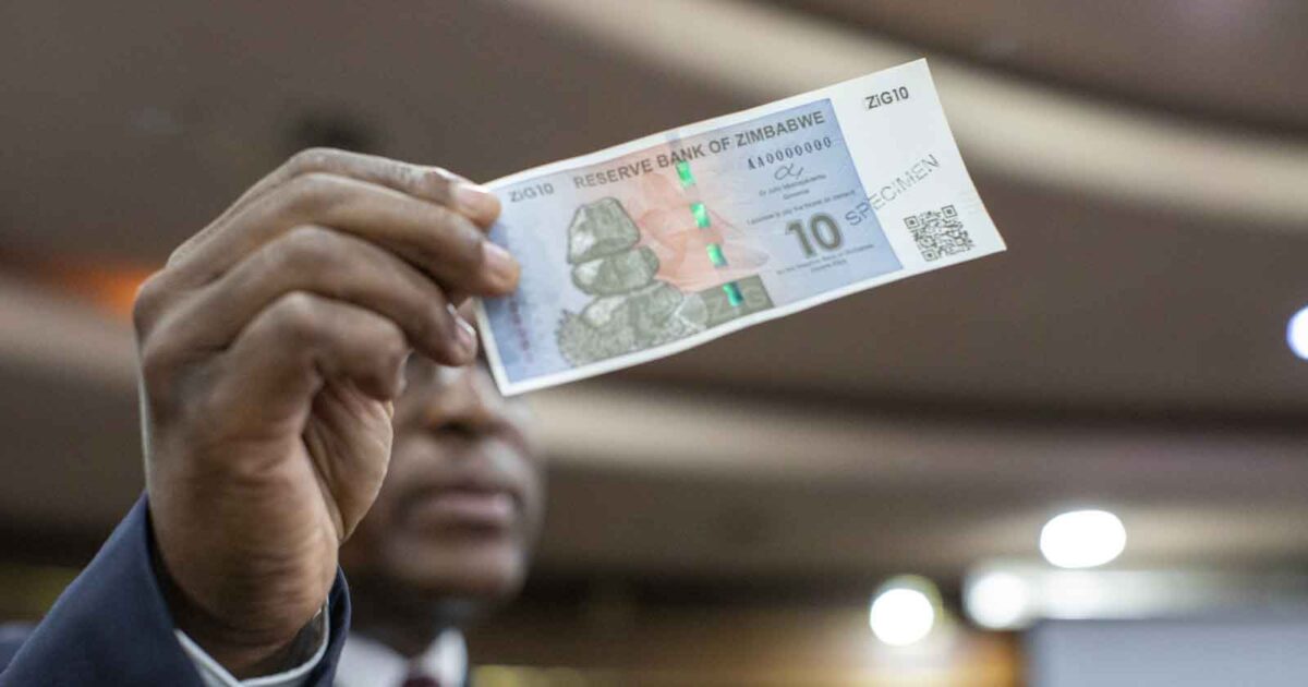 Zimbabwe gold-backed currency