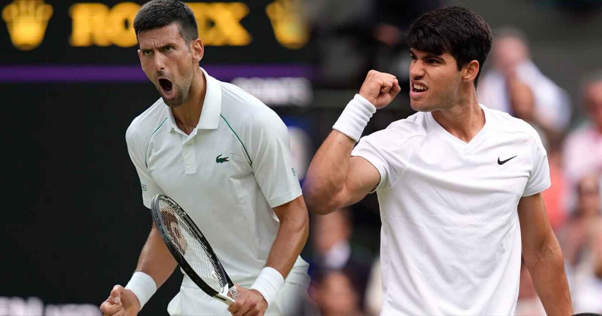 Novak Djokovic Carlos Alcaraz