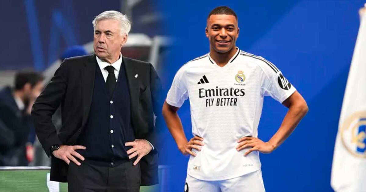 Carlo Ancelotti Kylian Mbappe