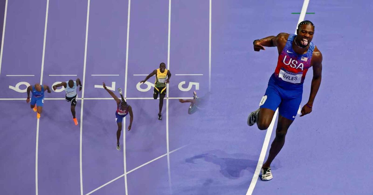 Noah Lyles win gold medal