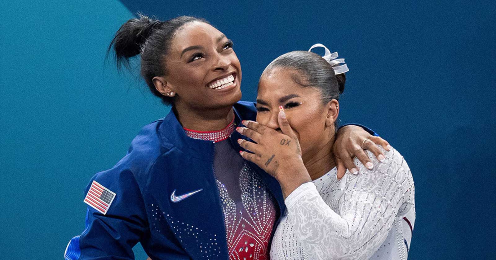 Simone Biles Support Jordan Chiles