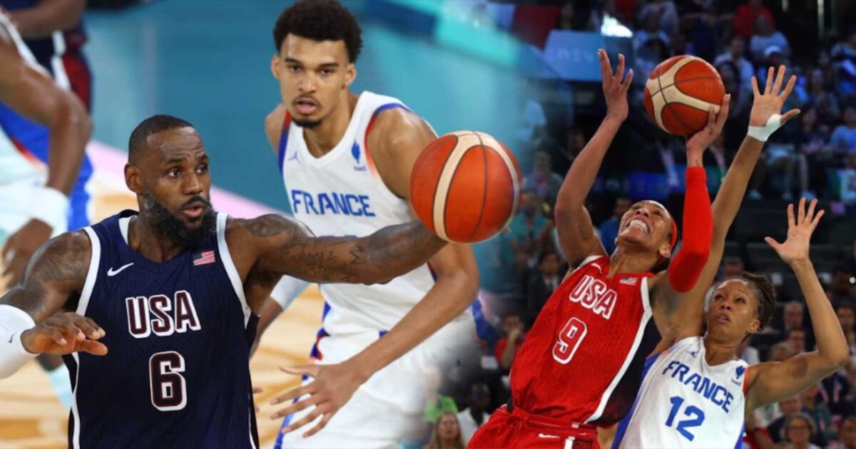 USA France Basketball Paris Olympics