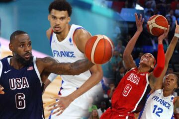 USA France Basketball Paris Olympics