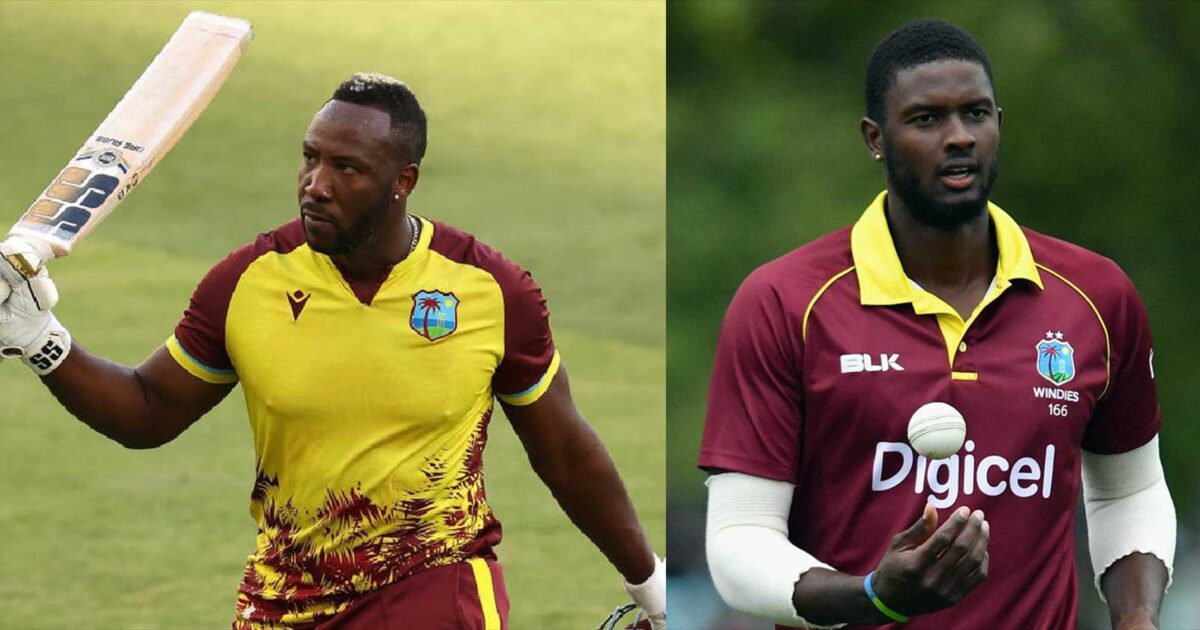 West Indies Andre Russell Jason Holder