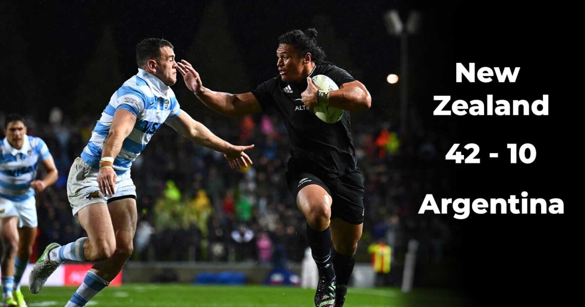 All Blacks vs argentina rugby