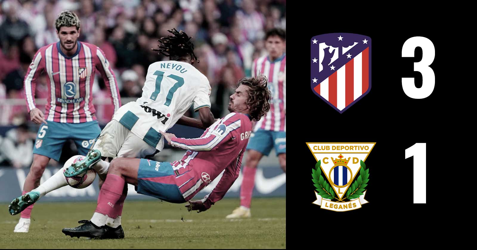 Atletico Madrid vs Leganes